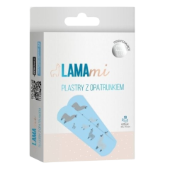 LAMAmi plastry z opatrunkiem dla dzieci, 10 sztuk