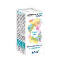 Laktoferyna 100 Drops, krople, 8 ml