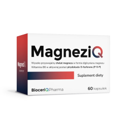 MagneziQ, kaps.twarde, 60 szt