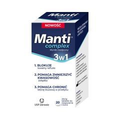 Manti Complex, tabl.do rozgr,żucia, 20 szt