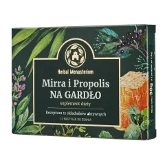 Mirra i Propolis na Gardło, pastyl.do ssania, 12 szt