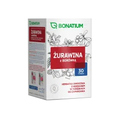 Bonatium Żurawina z borówką, herbatka owocowa z hibiskusem 30 szt