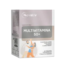 Novativ Multiwitamina 50+, tabletki powlekane, 60 sztuk