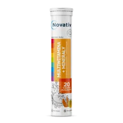 Novativ Multiwitamina + minerały, tabletki musujące, 20 sztuk