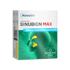 Novativ Na zatoki Max, tabletki powlekane, 60 sztuk