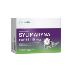 Novativ Sylimaryna Forte, tabletki powlekane, 60 sztuk