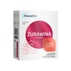 Novativ Żurawina complex, tabletki, 60 sztuk