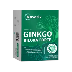 Novativ Ginkgo Biloba Forte, kapsułki, 60 szt.