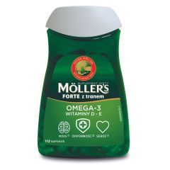 Mollers Forte z tranem, kapsułki, 112 szt.
