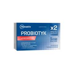NOVATIV Probiotyk + prebiotyk 5 mld bakterii, 20 kapsułek