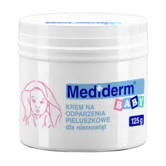 Mediderm Baby, krem na odparzenia pieluszkowe dla niemowląt, 125g