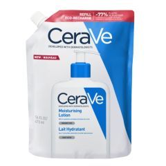 CeraVe, Nawilżająca emulsja do ciała i twarzy, skóra sucha i bardzo sucha, refill, 473 ml