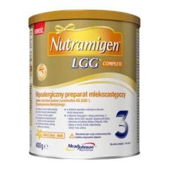 Nutramigen 3 LGG Complete, hipoalergiczny preparat mlekozastępczy, proszek, 400 g
