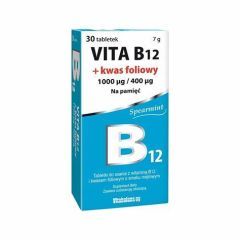 Vita B12 1000 mcg, tabl.do ssania,  30 szt