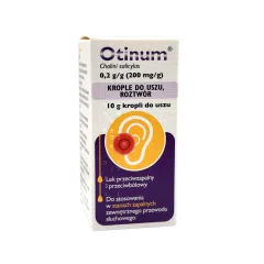 Otinum,(200 mg/g), krople do uszu,(i.row),InPh,Litwa, 10g