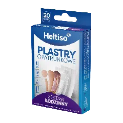 HELTISO, Plastry opatrunkowe Zestaw Rodzinny, 20 szt. 