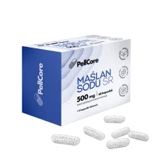 PellCore Maślan sodu SR, 500 mg, kaps.,60 szt