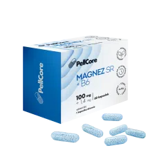 PellCore Magnez SR + B6, 60 kapsułek