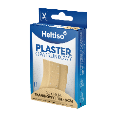 HELTISO, Plaster opatrunkowy do cięcia tkaninowy 1mx 6cm, 1 szt.