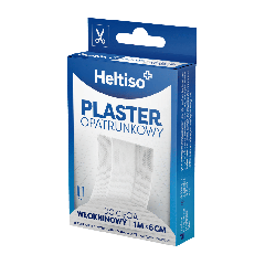 HELTISO, Plaster opatrunkowy do cięcia włókninowy 1mx 6cm, 1 szt.