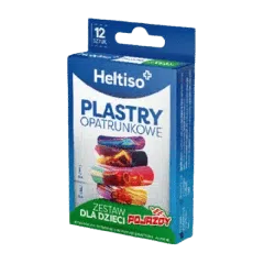 HELTISO, Plastry opatrunkowe zestaw dla dzieci, Pojazdy 12 szt.