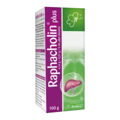 Raphacholin plus (Cholesol), 4,16g+0,51g/5ml, płyn doustny, 100g