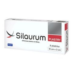 Silaurum, plast.silikonowe,na blizny,10cmx3cm, 6 szt
