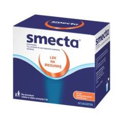 Smecta, proszek w saszetkach, smak pomarańczowo-waniliowy, 3 g, 30 szt.