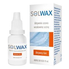 Solwax Active,krople,do usuw.woskowiny usznej,15ml