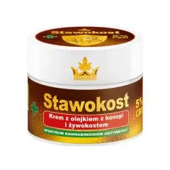 Stawokost, krem, z ol.konop,żywokost,5% CBD, 50 ml