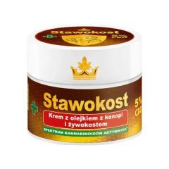 Stawokost, krem, z ol.konop,żywokost,5% CBD, 50 ml