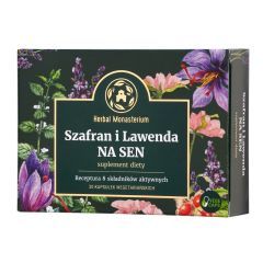 Szafran i Lawenda na Sen, kaps., 30 szt