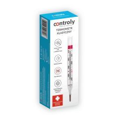 Termometr klasyczny szklany, 1 szt.