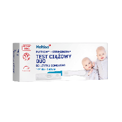 Heltiso test ciążowy Duo (płytk+strum) 