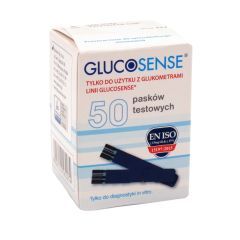 Test pask. Glucosense, 50 paskow