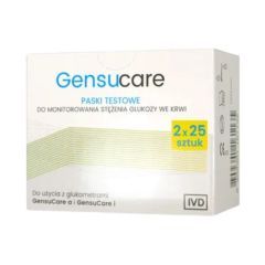 Test paskowy Gensucare, 2 x 25 szt