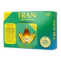 Tran z witaminą A i D, kapsułki, 150 szt.