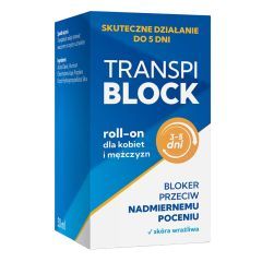 Transpiblock, roll-on,blocker,p/nadmiernemu poceniu, 50 ml
