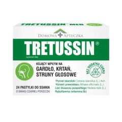 Tretussin, pastylki do ssania, 24 szt.
