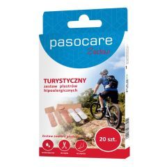 Turystyczny zestaw plastrów hipoalergicznych Pasocare, 20 szt.