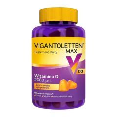 Vigantoletten Max, zelki, o smaku cytrynowym, 60 szt