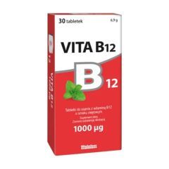 Vita B12 1000 mcg, tabletki do ssania,  30 szt.