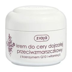 Ziaja, przeciwzmarszczkowy krem do cery dojrzałej z koenzymem Q10 i witaminą E, 50 ml