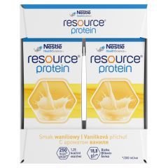 Resource Protein, płyn, sm. waniliowy, 200 ml, 4szt