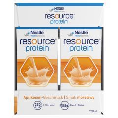 Resource Protein, płyn, sm.morelowy, 200 ml, 4szt