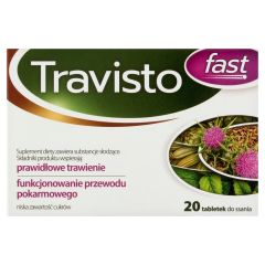 Travisto Fast, tabl.do ssania, 20 szt