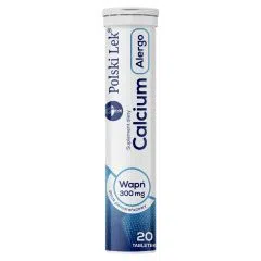 Calcium Alergo, tabletki musujące, 20 szt. (Polski Lek)