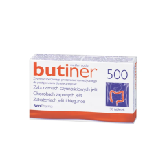 Butiner 500, tabl., 30 szt