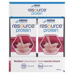 Resource Protein, płyn, sm.owoce leśne, 200 ml x 4 szt