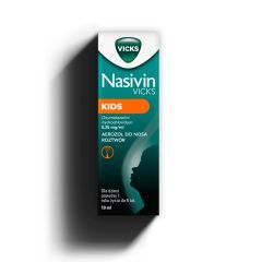 Nasivin Kids (Soft 0,025%), 0,25 mg/ml,  aerozol do nosa, 10 ml
